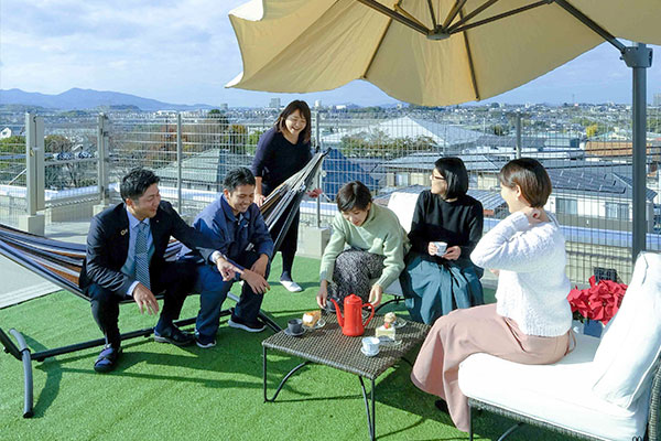 屋上テラス